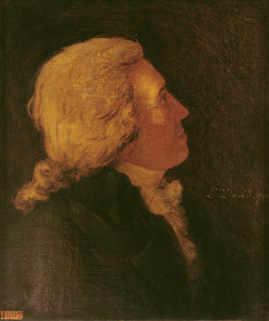 Portrét Bernarda Barere de Vieuzac (1755-1841) 1790 od Jacques Louis David