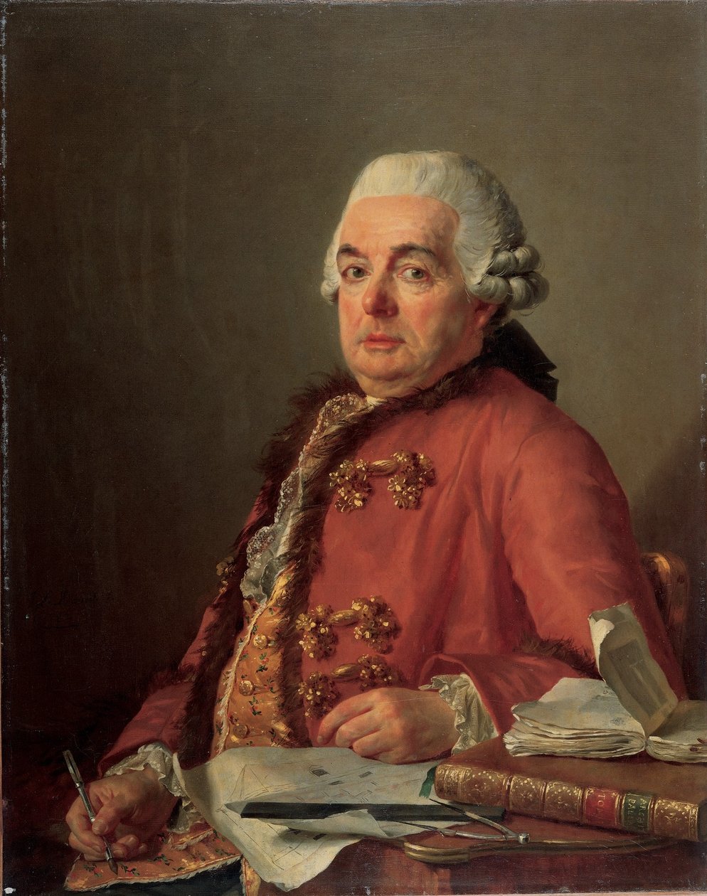 Portrét Jacques-François Desmaisons od Jacques Louis David