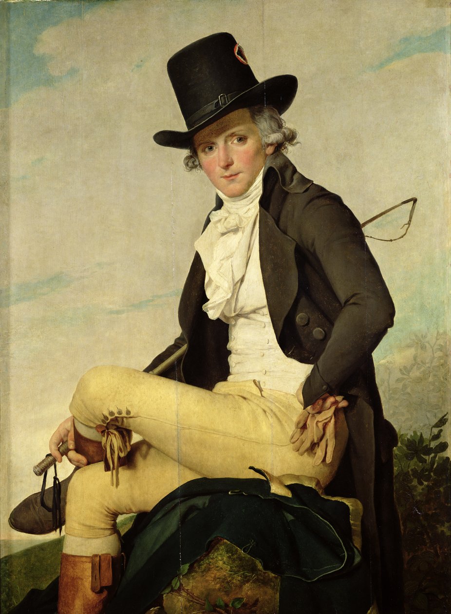 Portrét Pierra Seriziata (1757-1847), umělcova švagra, 1795 od Jacques Louis David
