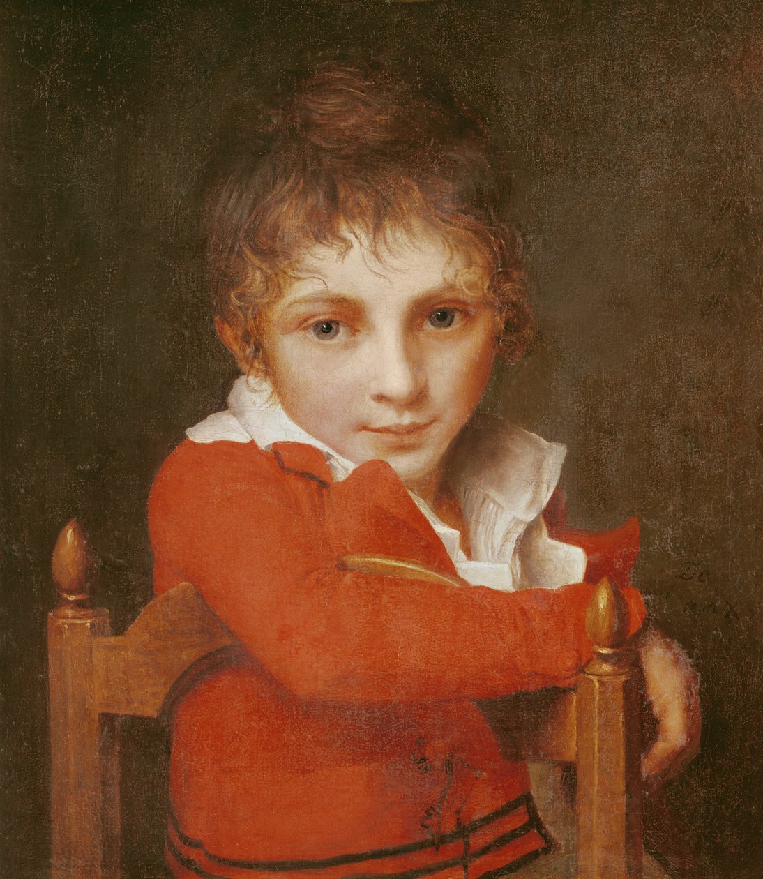 Portrét mladého chlapce od Jacques Louis David