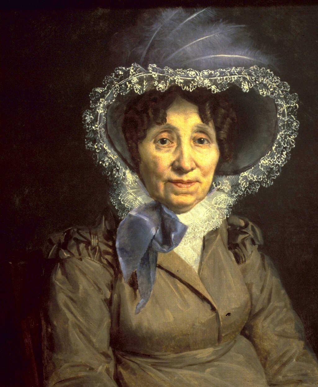 Portrét starší dámy od Jacques Louis David