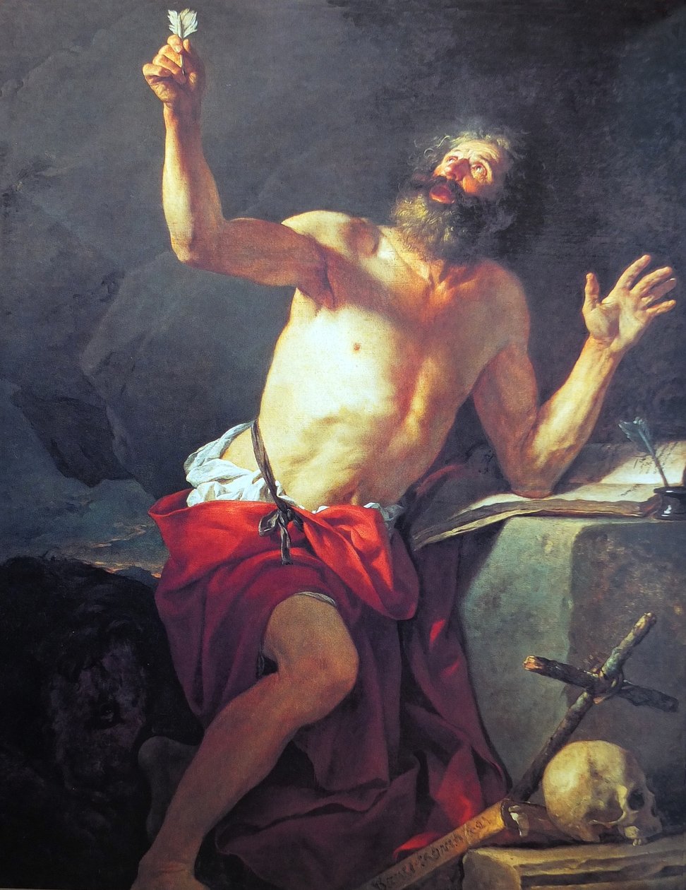 Svatý Jeroným od Jacques Louis David