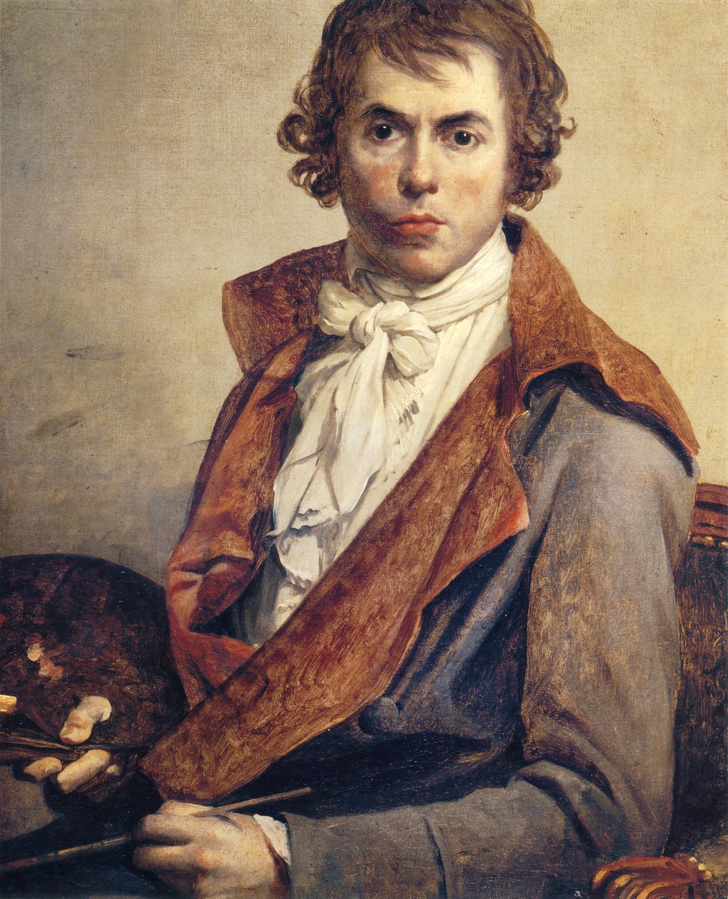 Autoportrét od Jacques Louis David