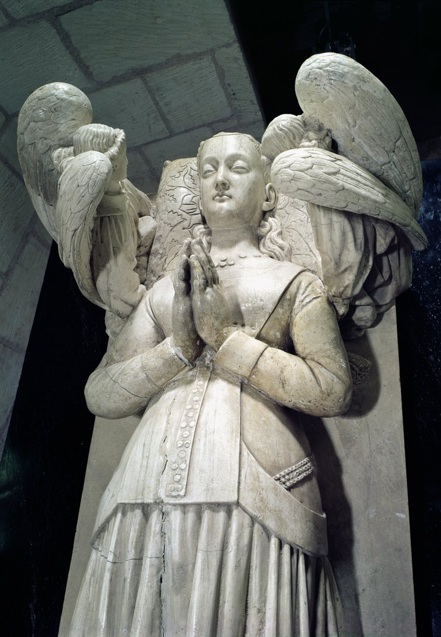 Hrob Agnes Sorel (asi 1422-50) 1450-59 (detail) od Jacques Morel