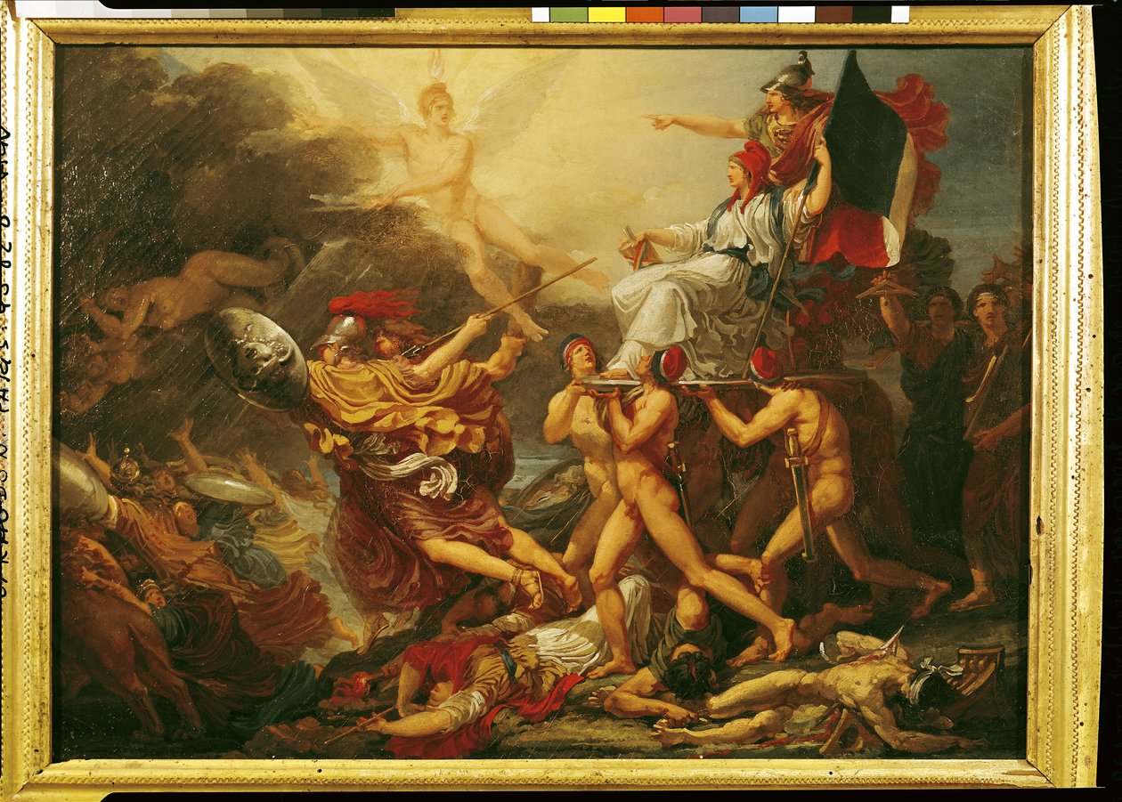Liberty Traveling the World, 1798 od Jacques Reattu