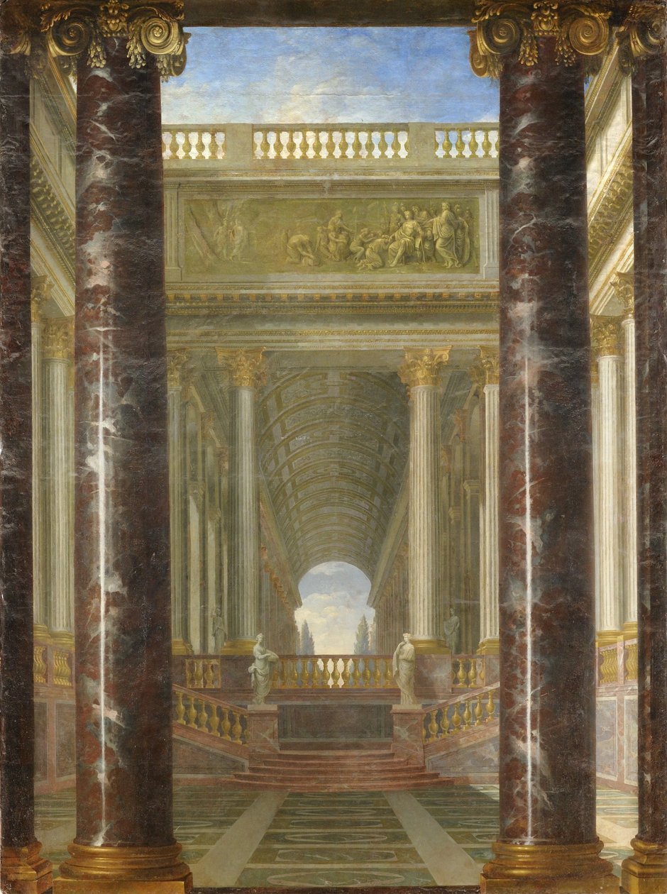 Perspektiva zahrady od Jacques Rousseau