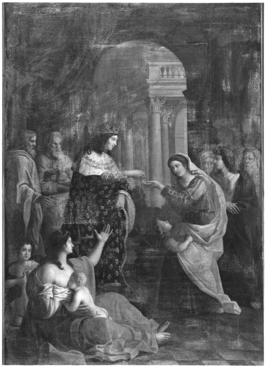 St. Louis (1214-70) rozdávající almužny od Jacques Stella