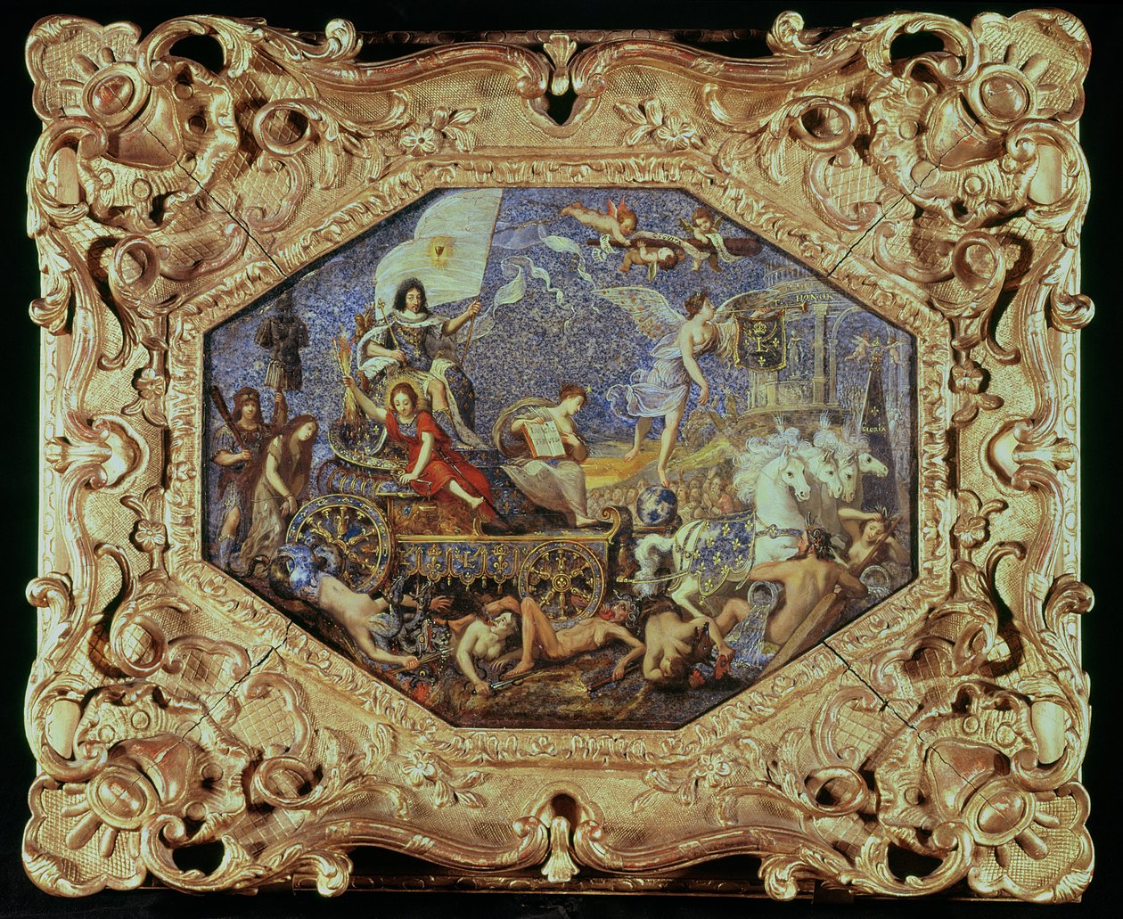 Triumf Ludvíka XIII. (1601-43) nad nepřáteli náboženství, 1642 od Jacques Stella