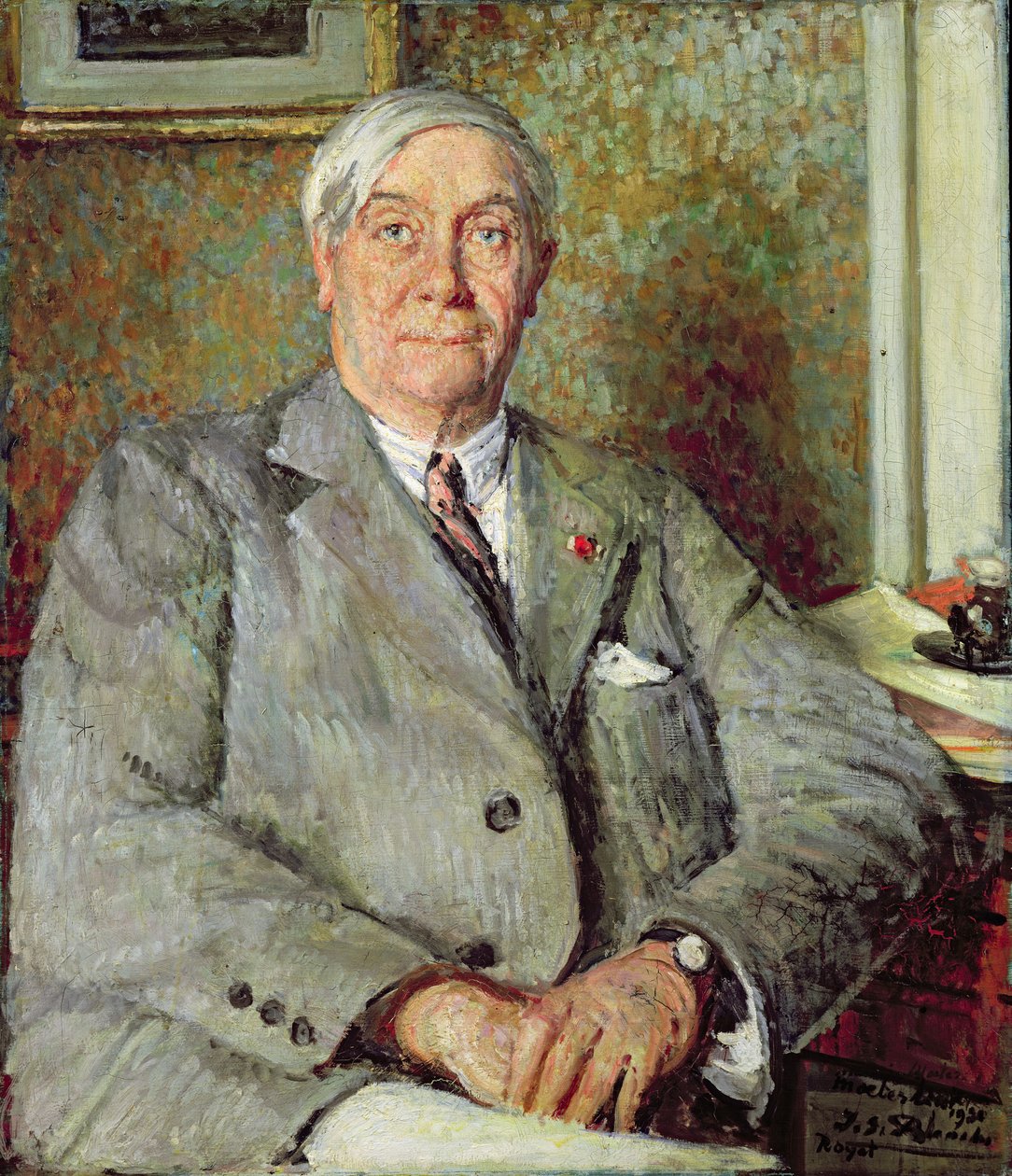 Maurice de Maeterlinck (1862-1949) 1931 od Jacques Emile Blanche