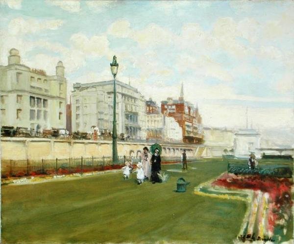 Brighton, kolem 1900-05 (olej na plátně) od Jacques Emile Blanche