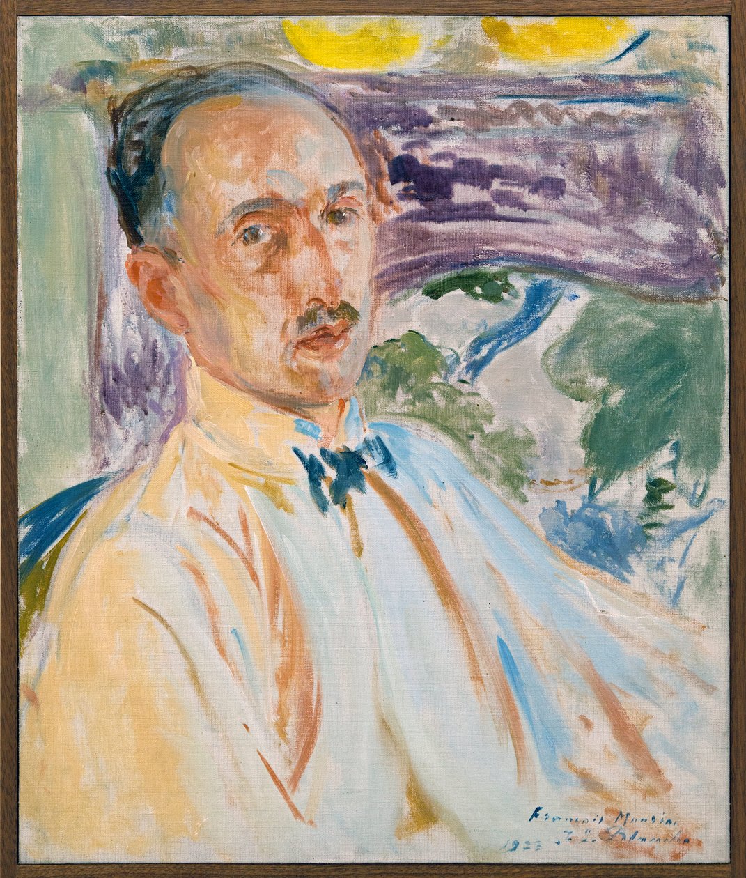 Studie k portrétu Françoise Mauriaca (1885-1970), francouzského spisovatele, Obraz Jacquese Émile Blanche (1861-1942) provedená v roce 1923. Fotografie, KIM Youngtae, Rouen, Rouen Museum of Fine Arts. od Jacques Emile Blanche