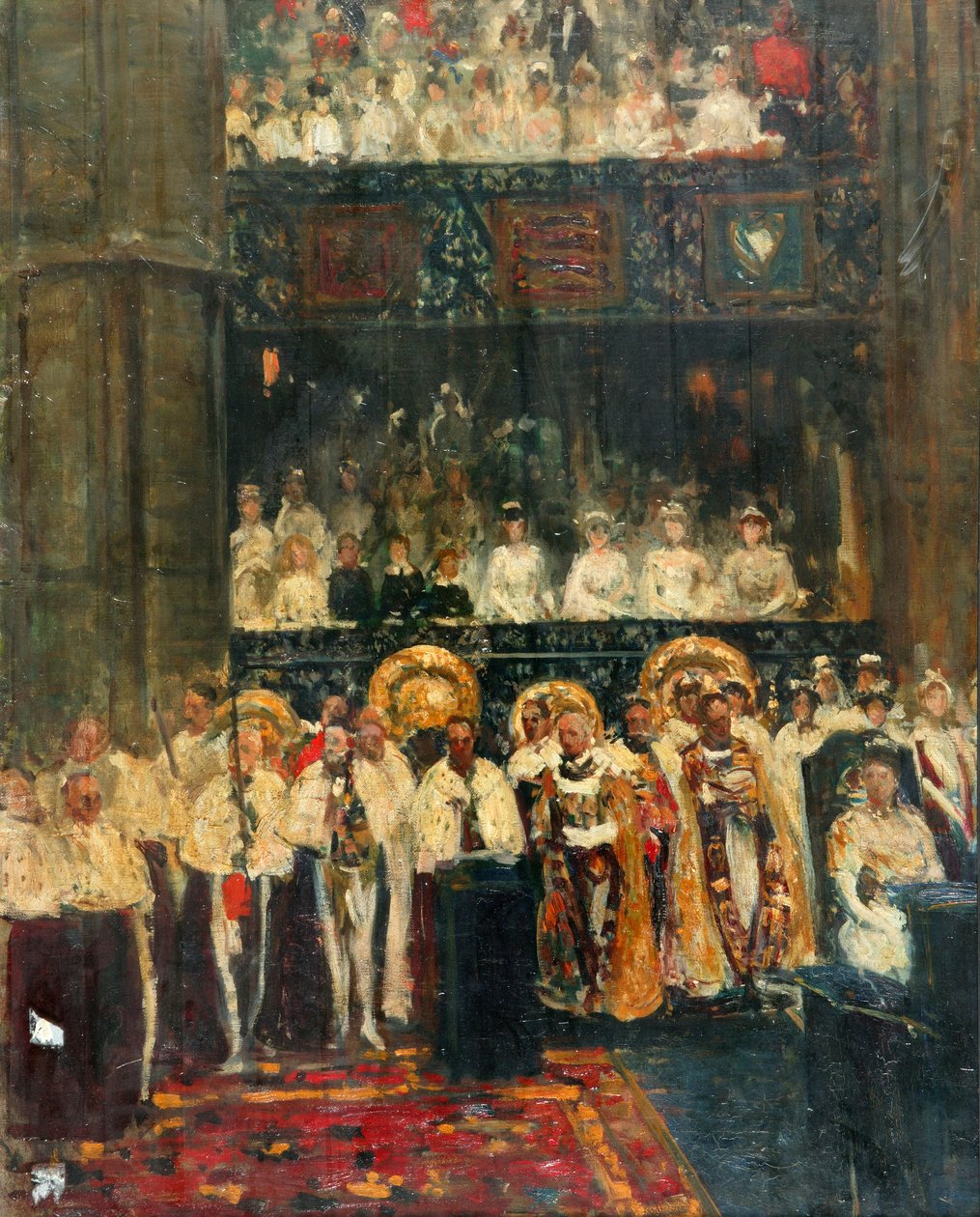 Korunovace Jiřího V od Jacques Emile Blanche