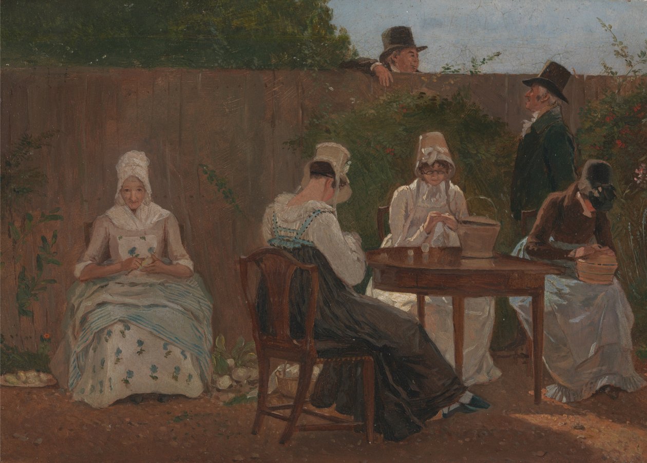 The Chalon Family v Londýně od Jacques-Laurent Agasse