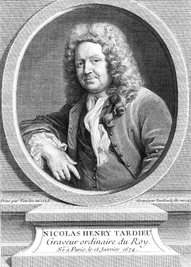 Nicolas-Henri Tardieu 16741749n od Jacques Nicolas Tardieu