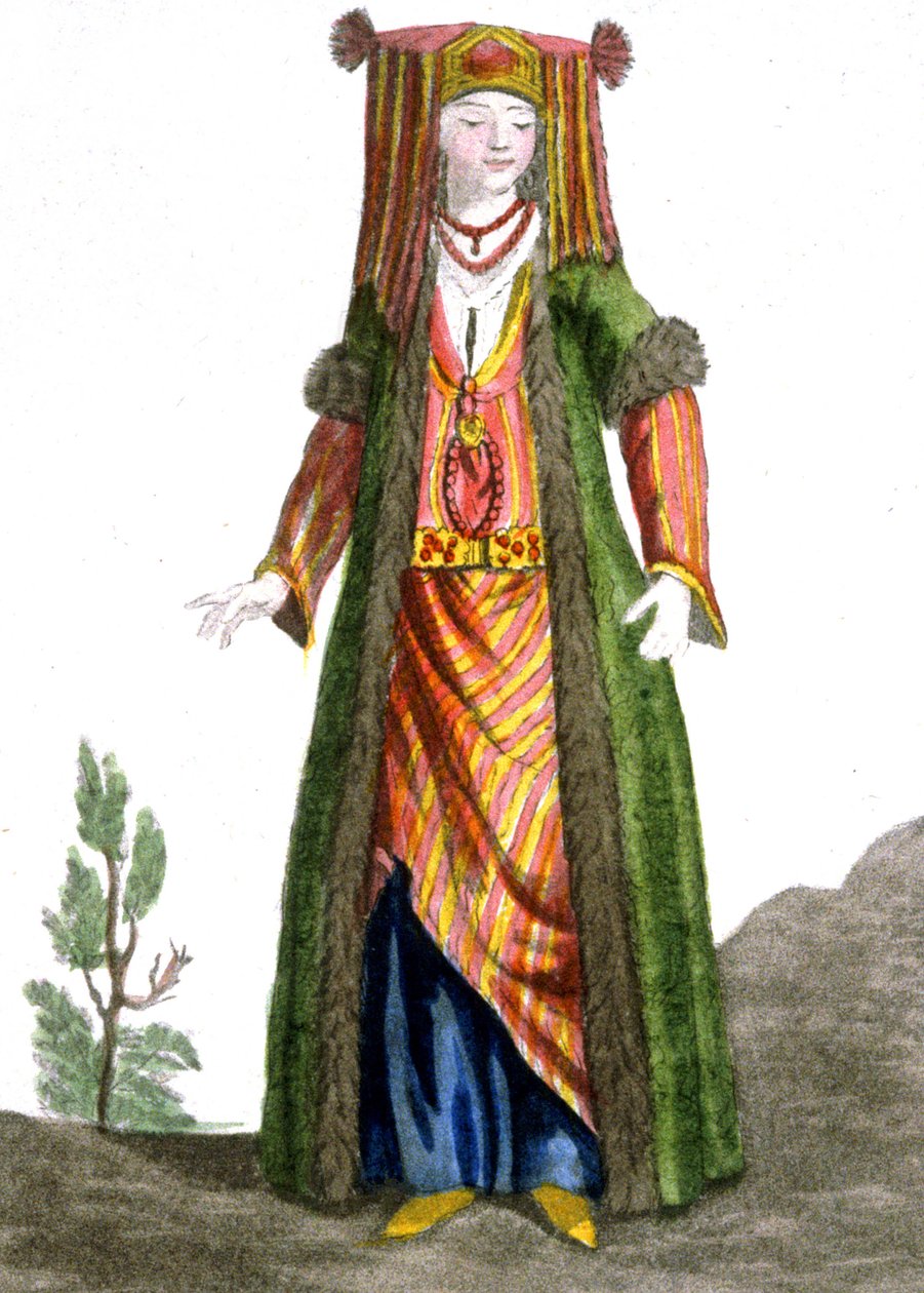arménská žena od Jacques (after) Grasset de Saint Sauveur
