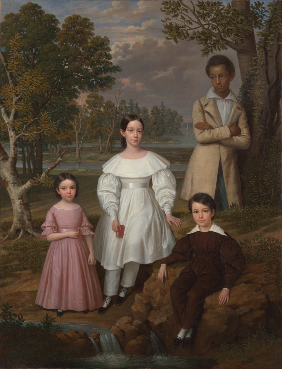 Bélizaire a Freyovy děti, asi 1837 (olej na plátně) od Jacques (attr. to) Amans