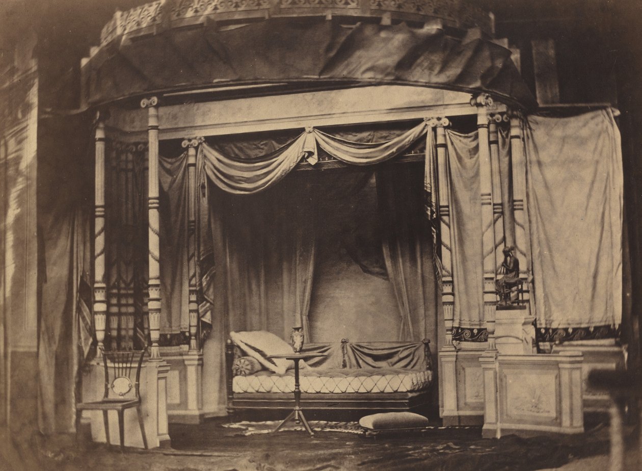 Výstava v ložnici na pařížské světové výstavě v roce 1855, 1855. od Jacques Antoine Moulin