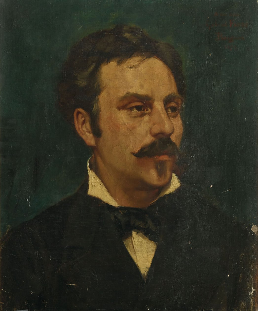 Portrét skladatele Gabriela Faurého 1845-1924, 1878. od Jacques Baugnies