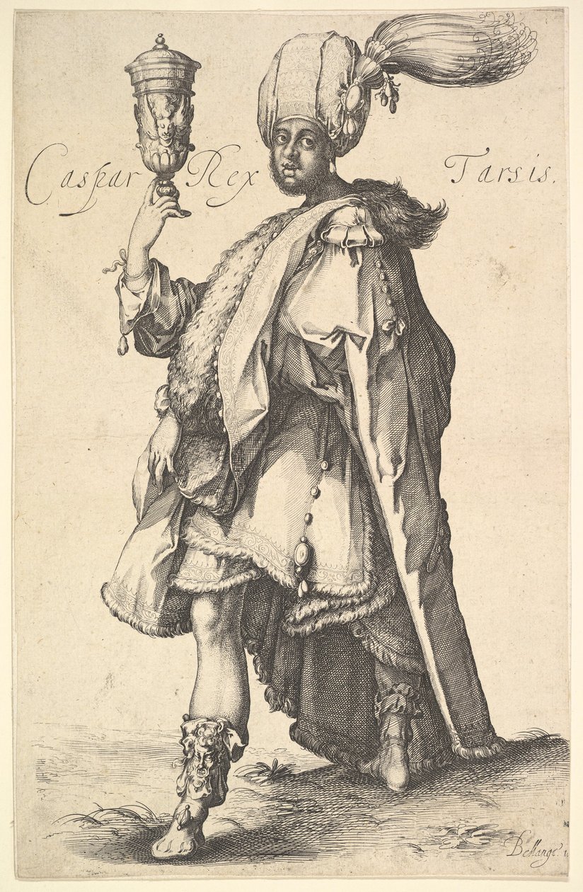 Caspar, po sérii tří mágů od Jacquese Bellange. od Jacques Bellange