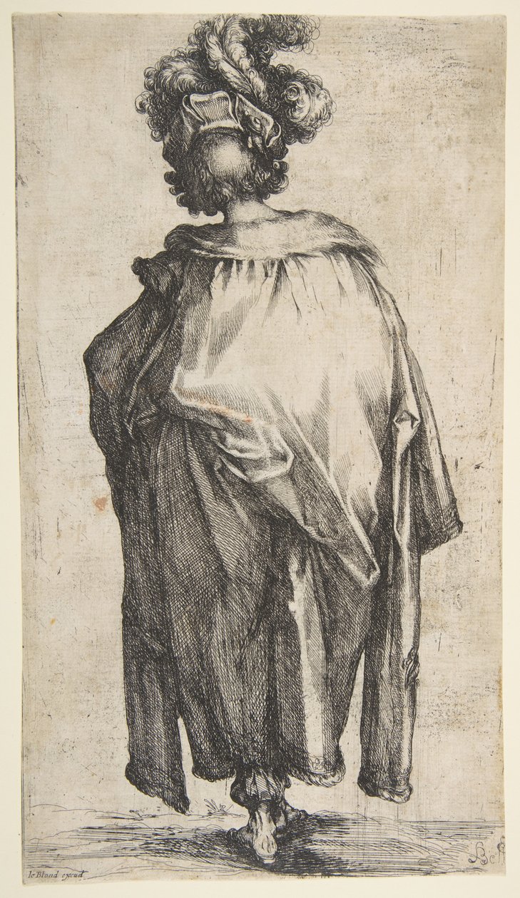Melchior, ze série Tří králů, 1595-1616. od Jacques Bellange
