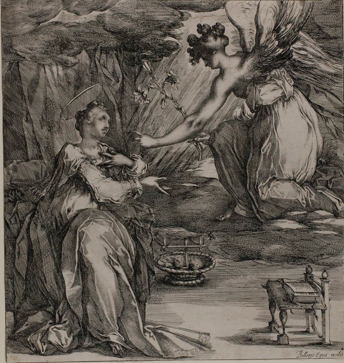 Zvěstování od Jacques Bellange