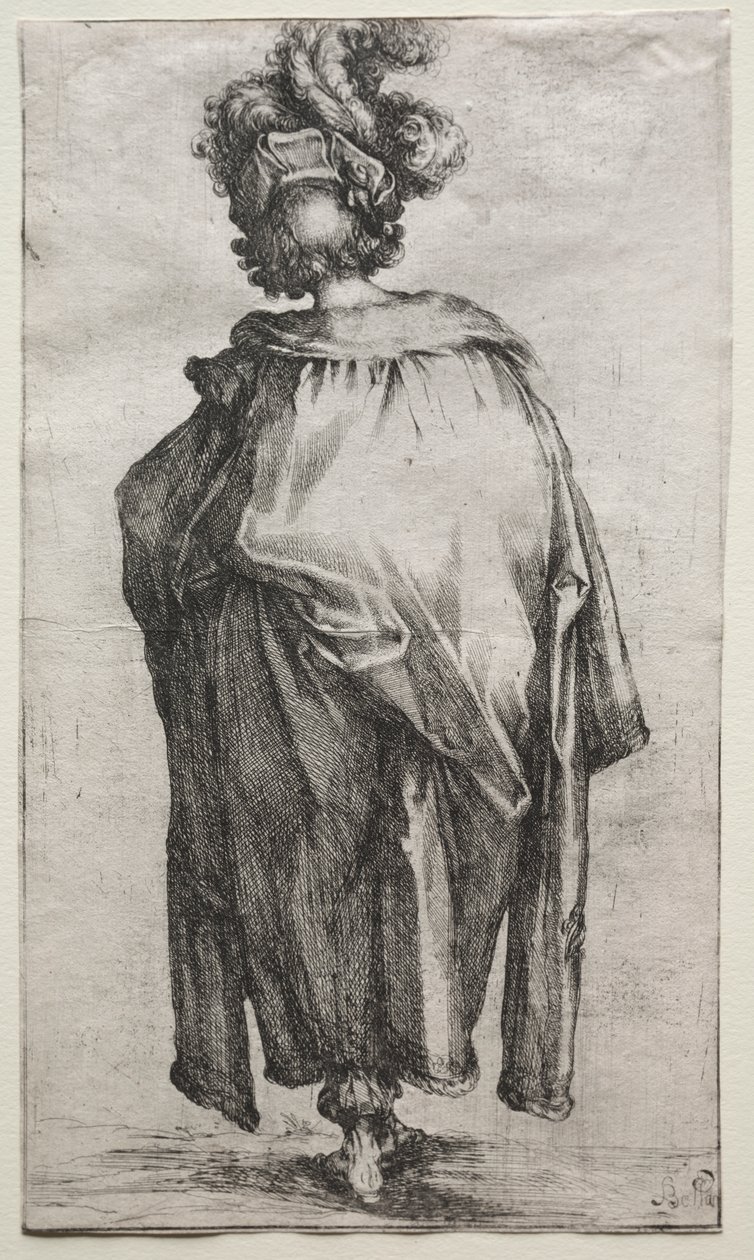 Tři mágové: Melchior od Jacques Bellange