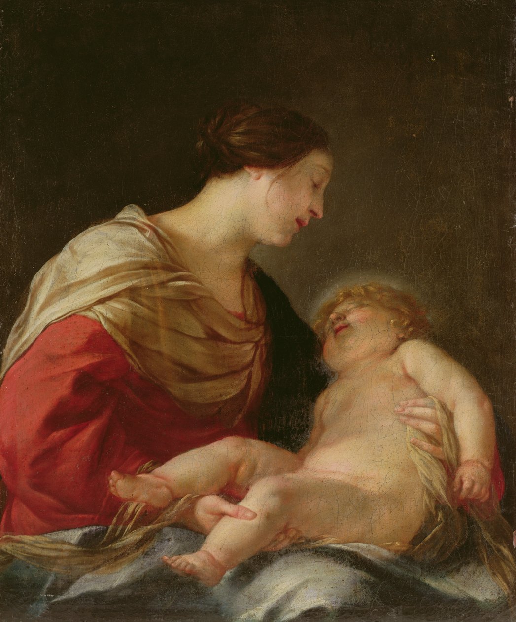 Madona s dítětem, 17. století od Jacques Blanchard
