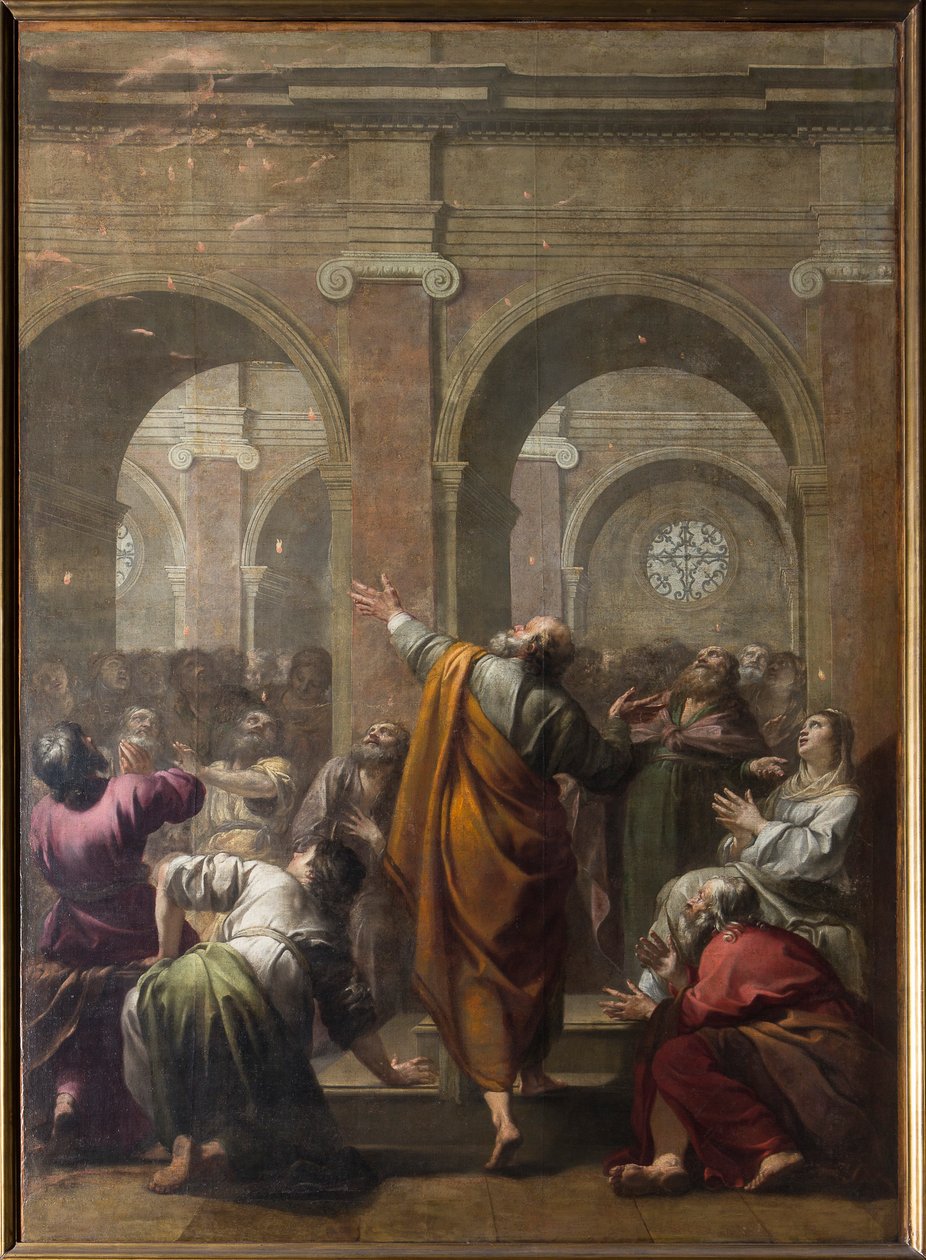 Sestoupení Ducha svatého od Jacques Blanchard