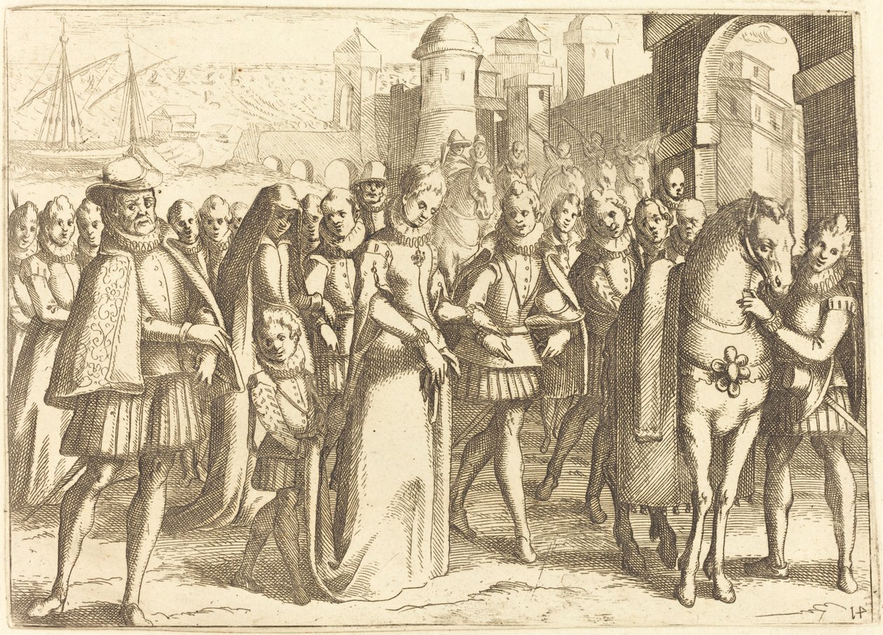Přílet do Valencie od Jacques Callot