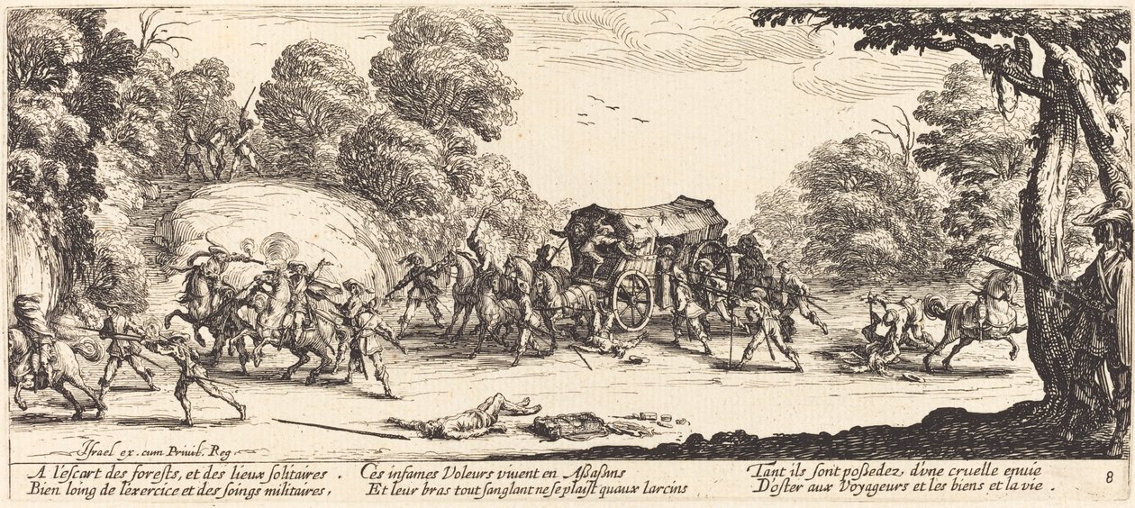Útok na trenéra od Jacques Callot