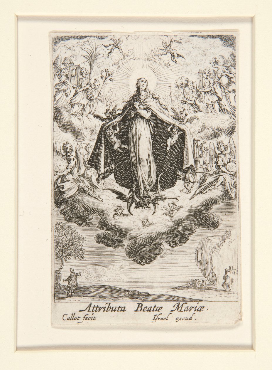 Atribuce Panny, no. 14 ze Života Panny od Jacques Callot