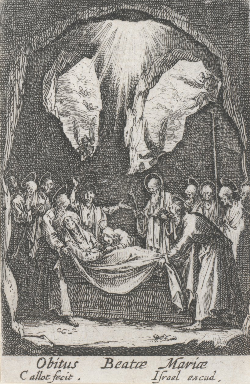 Pohřeb Panny Marie, č.p. 12 ze Života Panny od Jacques Callot