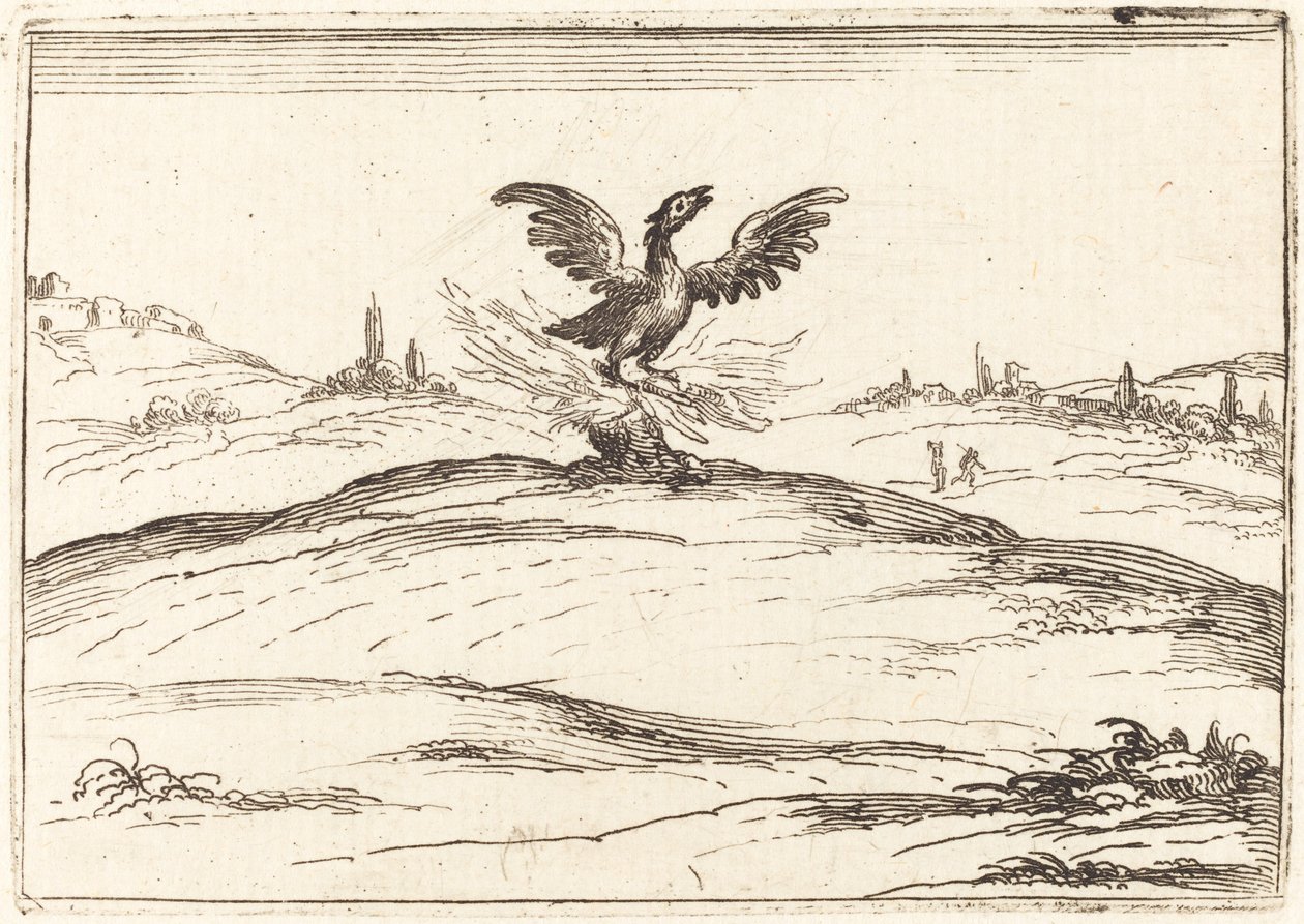 Hořící Phoenix od Jacques Callot