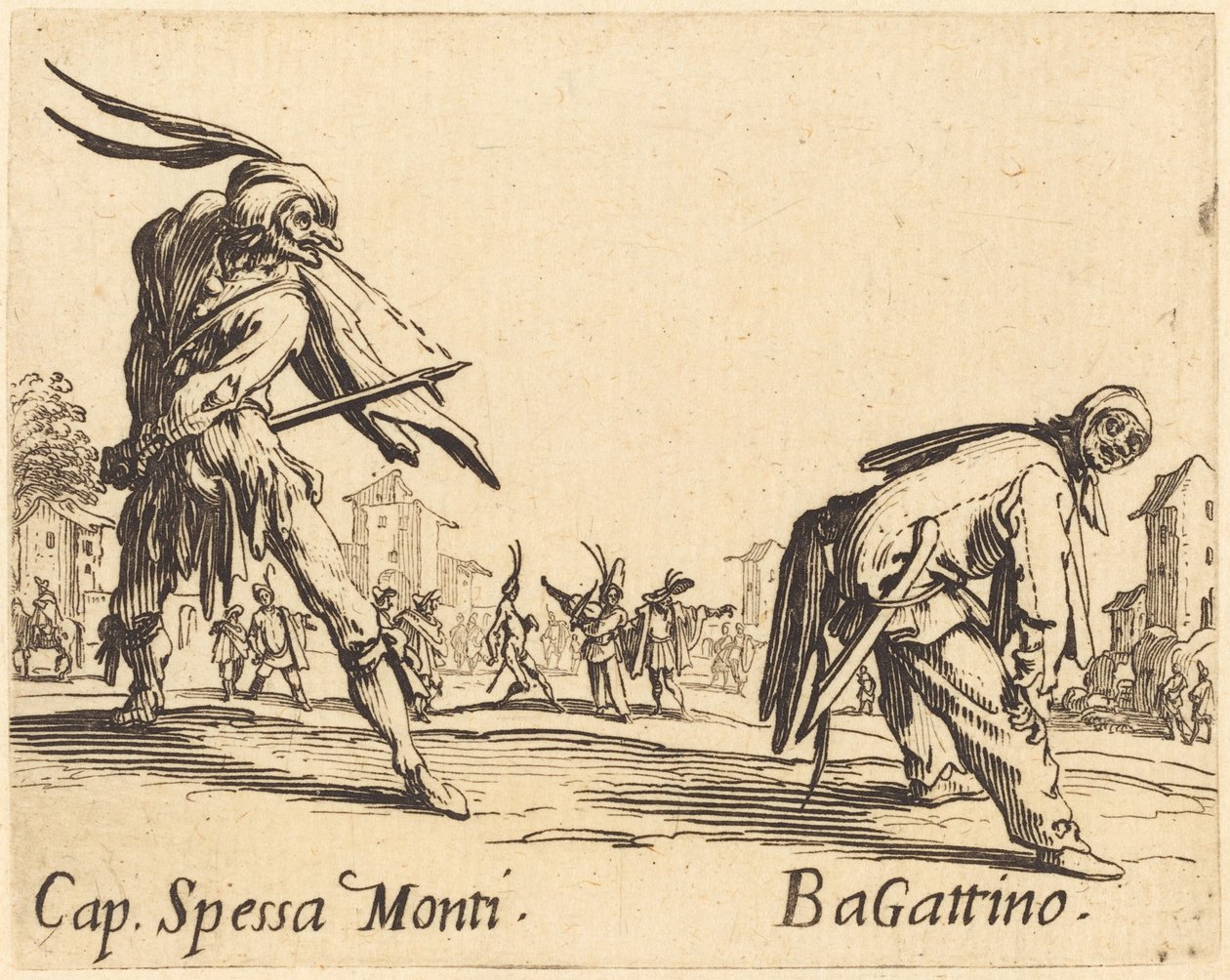 Cap. Spessa Monti a Bagattino, c. 1622. od Jacques Callot