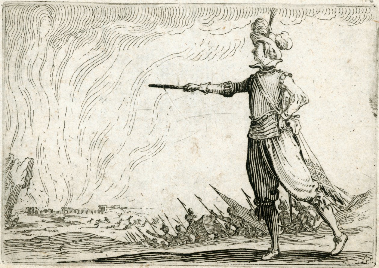 Kaprici různých postav od Jacques Callot