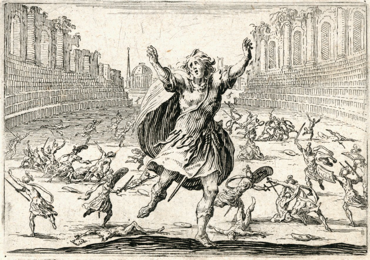 Kaprici různých postav od Jacques Callot