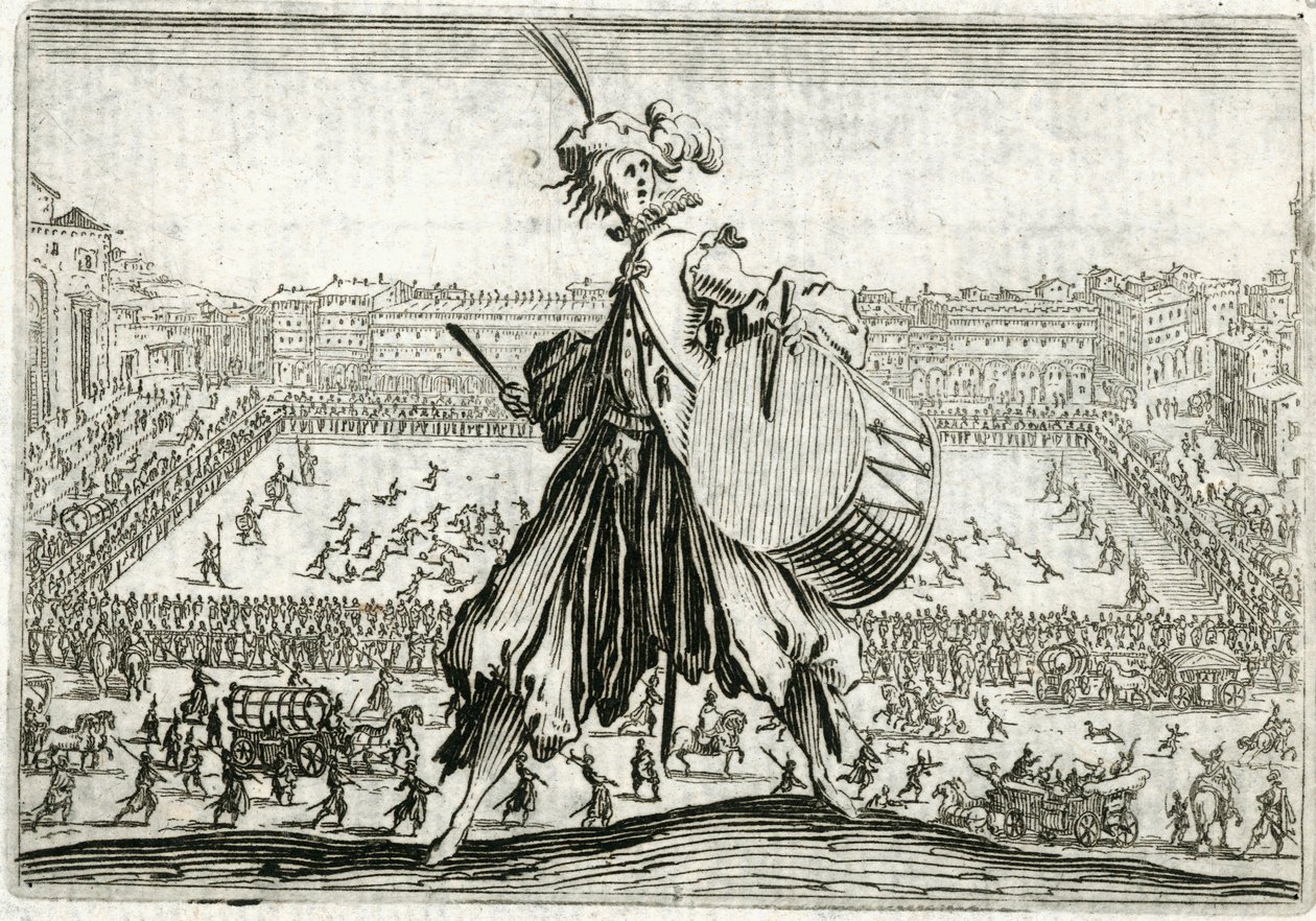 Kaprici různých postav od Jacques Callot