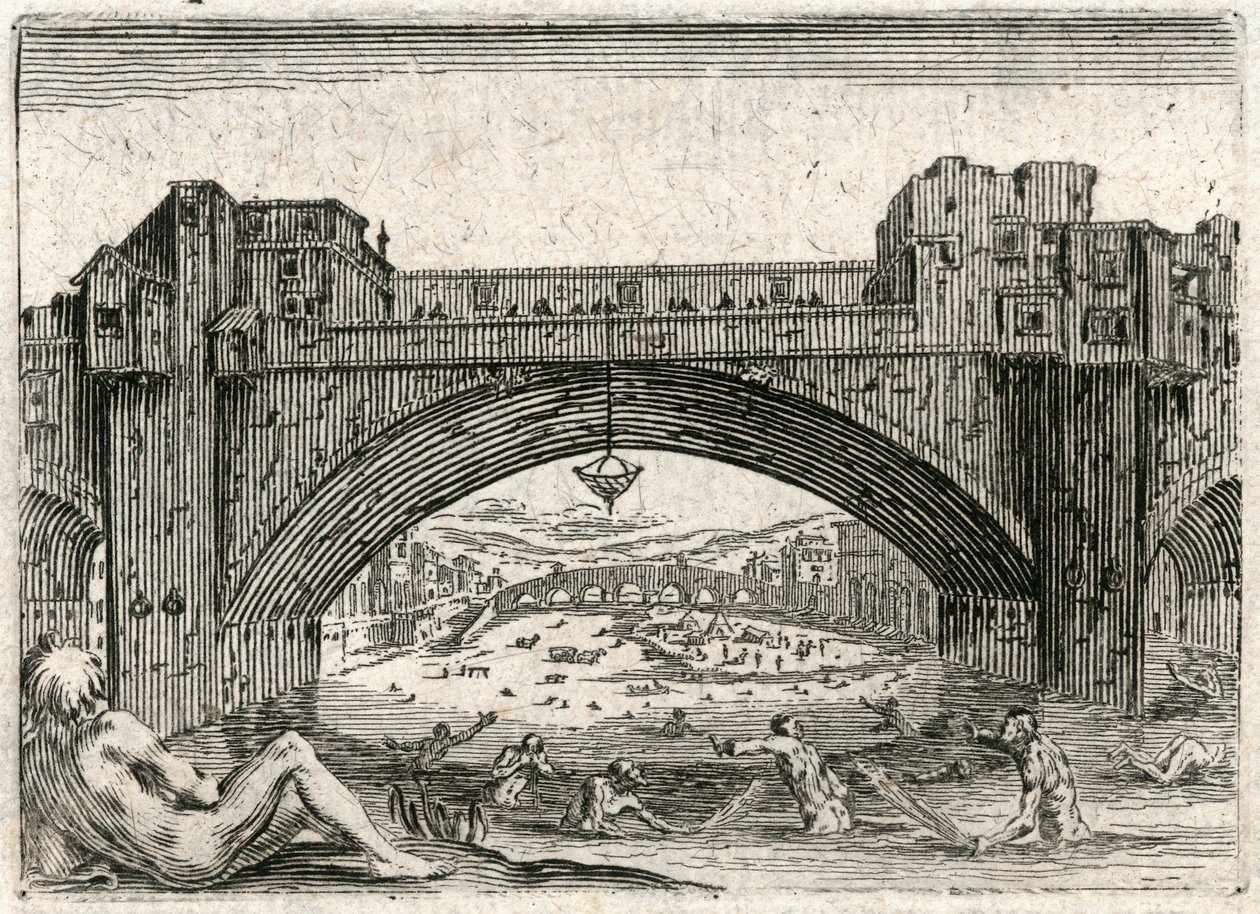 Kaprici různých postav od Jacques Callot
