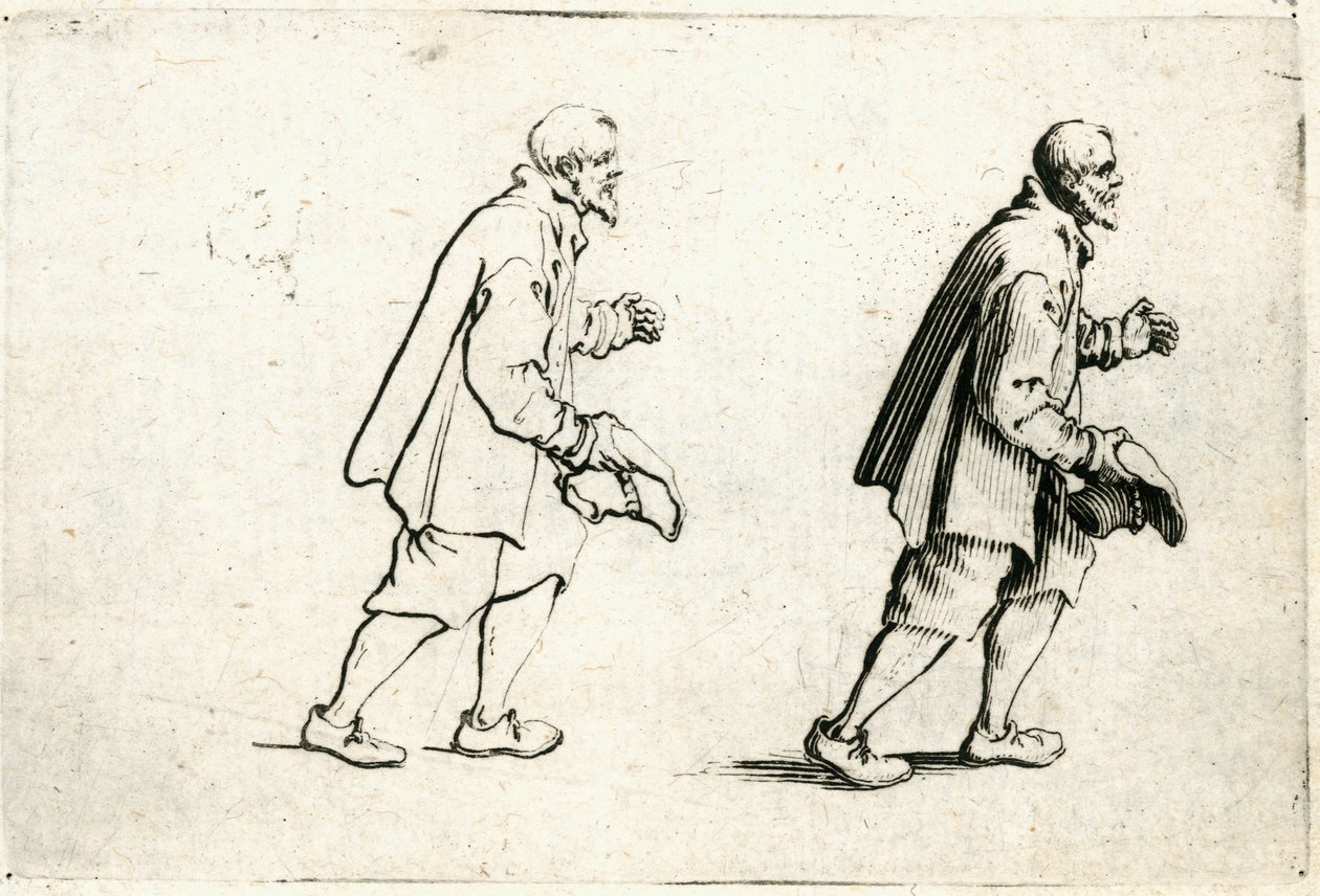 Kaprici různých postav od Jacques Callot