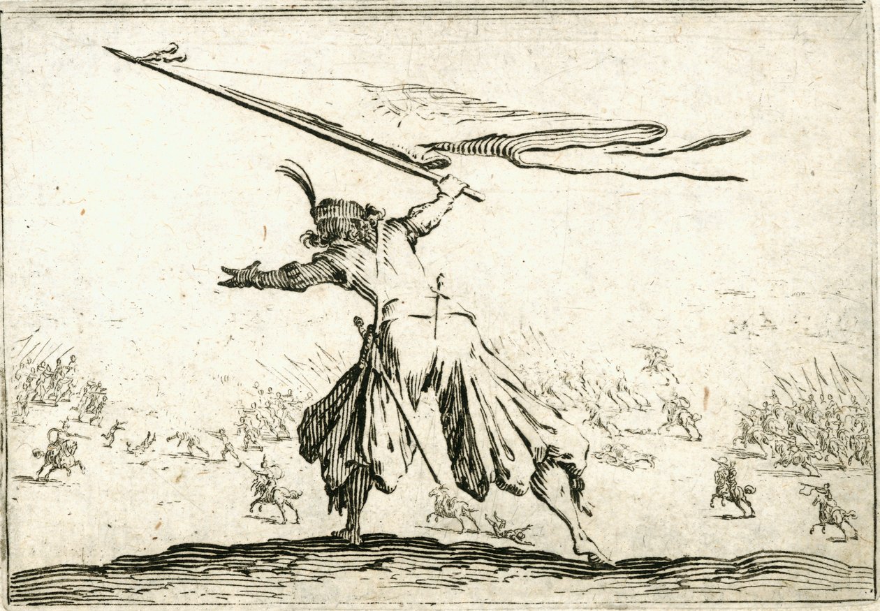 Kaprici různých postav od Jacques Callot