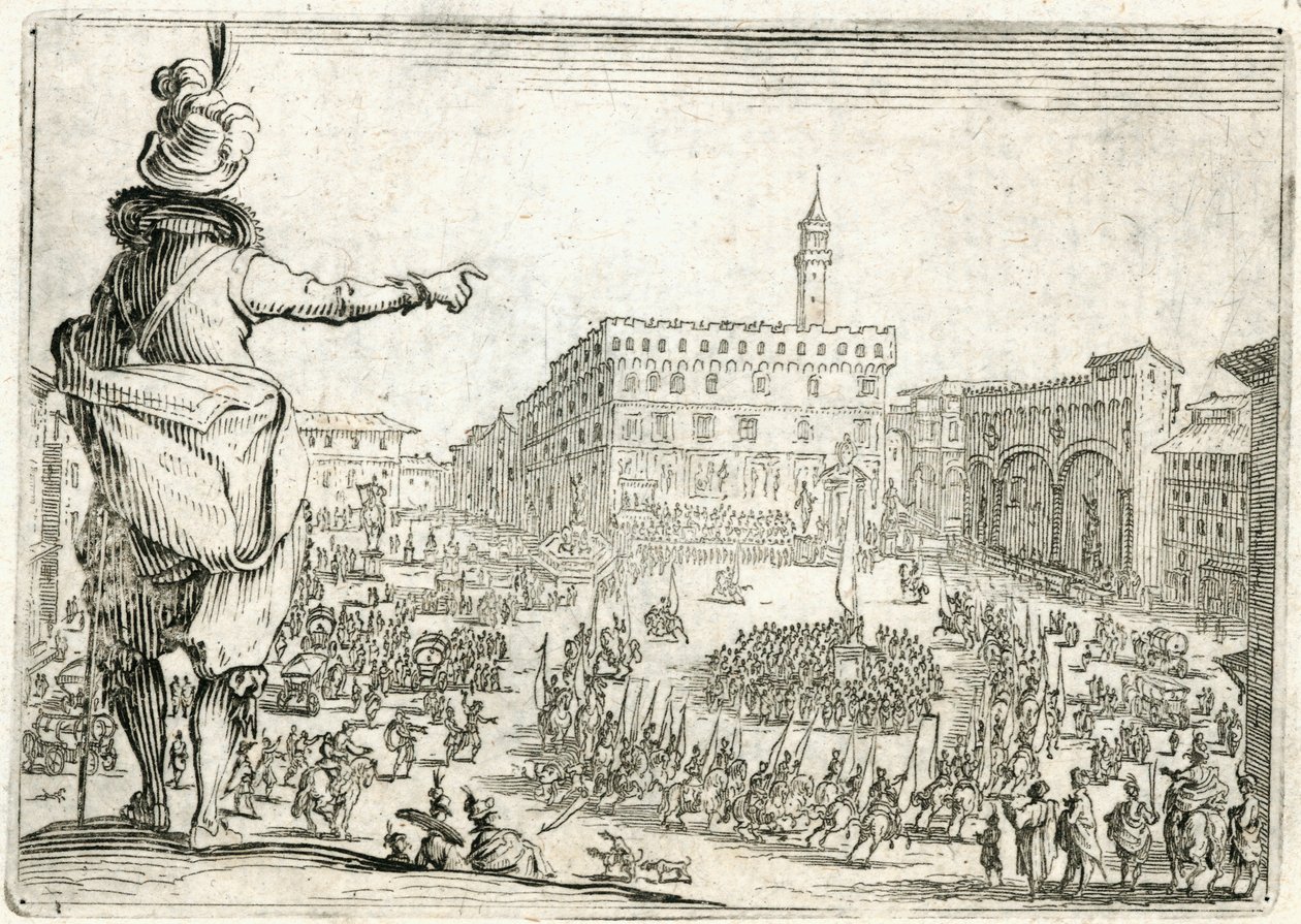 Kaprici různých postav od Jacques Callot