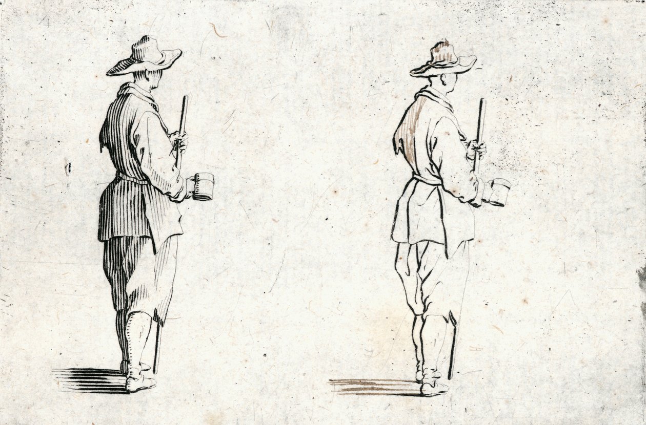 Kaprici různých postav od Jacques Callot