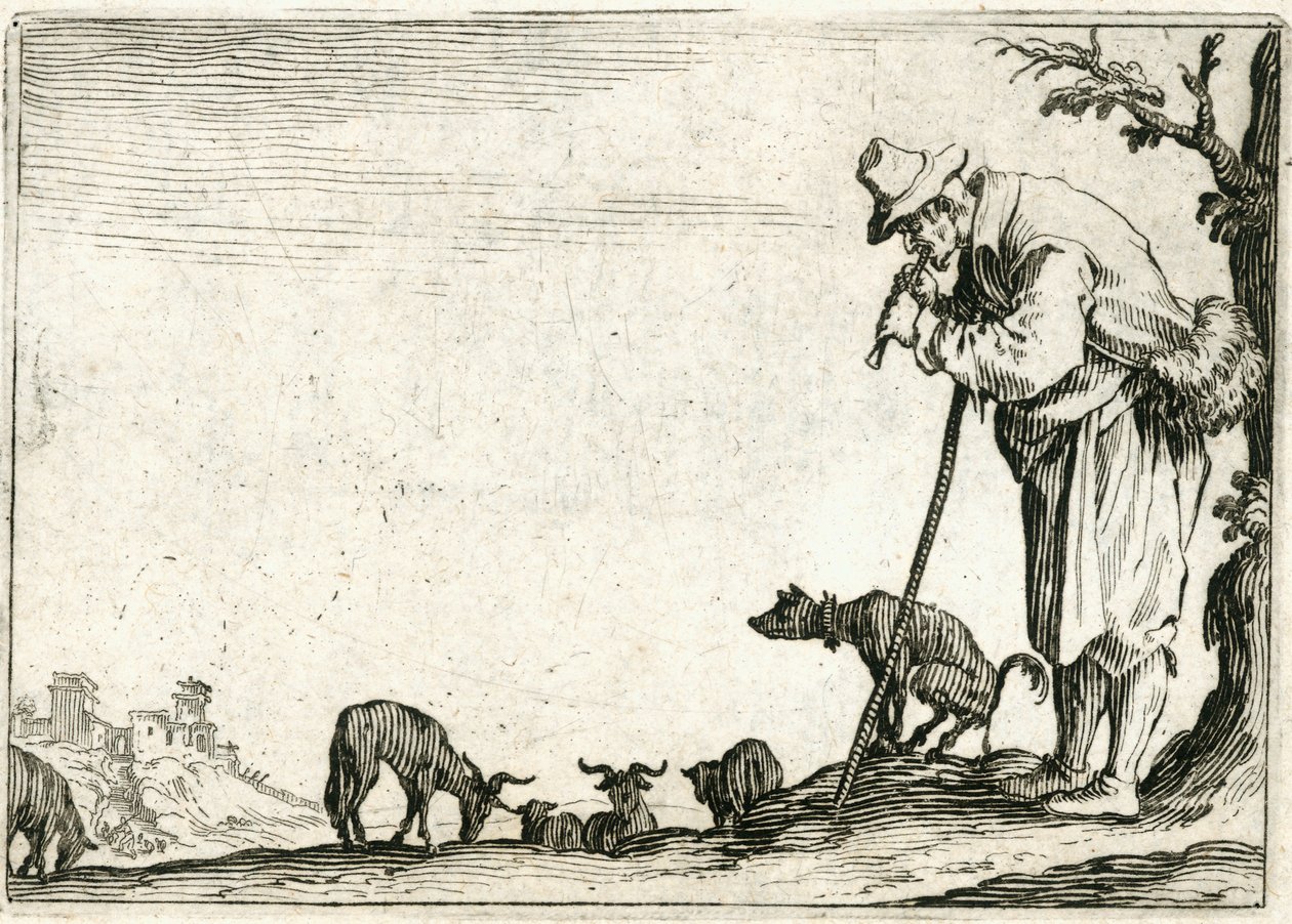 Kaprici různých postav od Jacques Callot