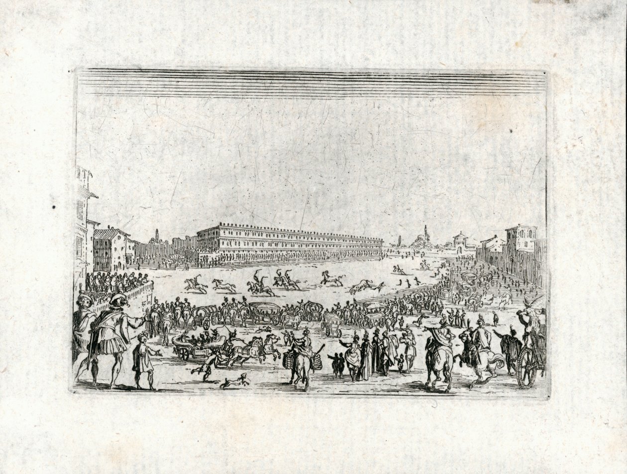 Kaprici různých postav od Jacques Callot