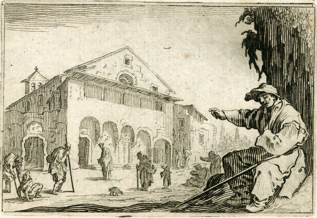 Kaprici různých postav od Jacques Callot