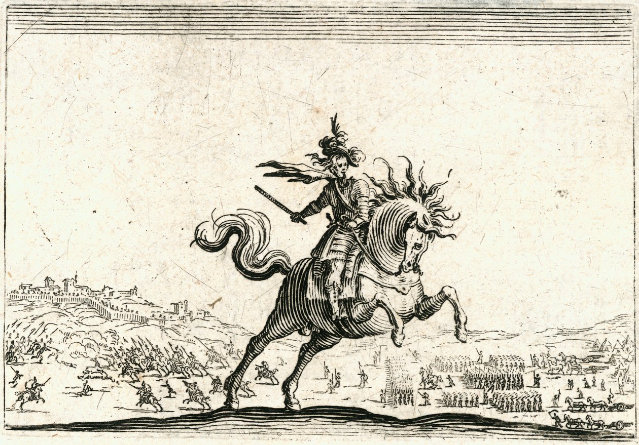 Kaprici různých postav od Jacques Callot