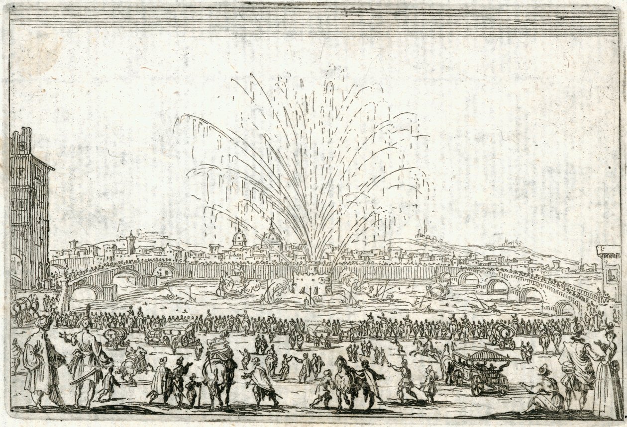 Kaprici různých postav od Jacques Callot