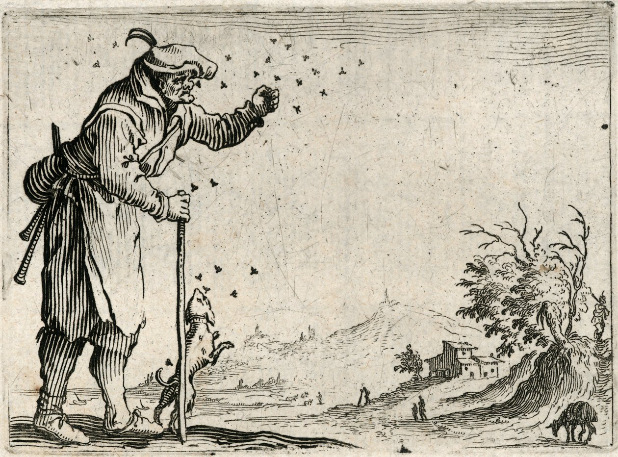 Kaprici různých postav od Jacques Callot