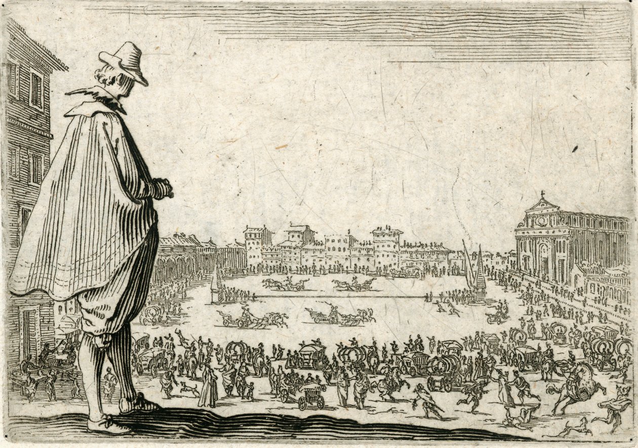 Kaprici různých postav od Jacques Callot