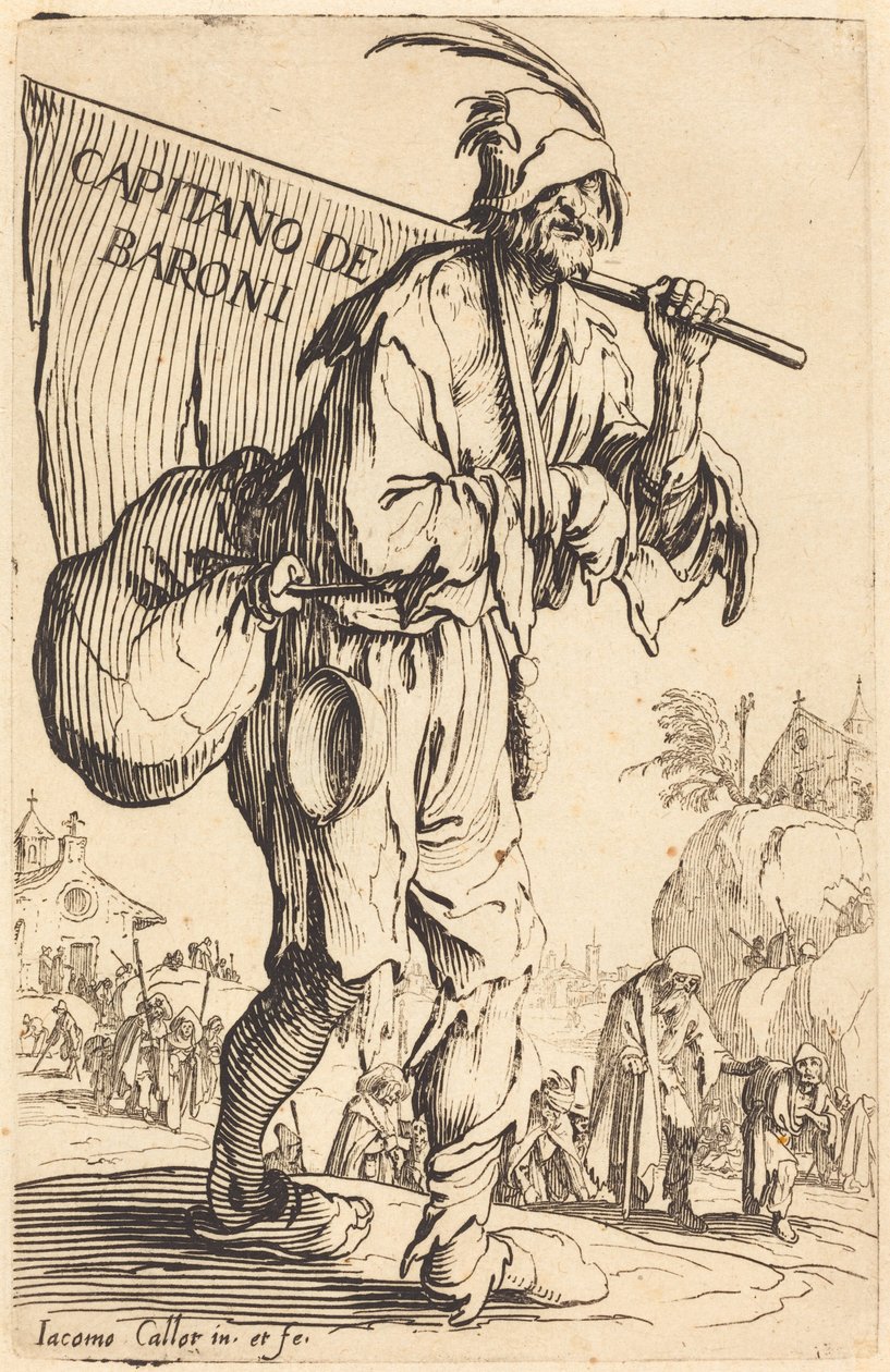 Kapitán baronů od Jacques Callot